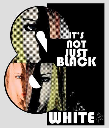 colour image changes to B&W